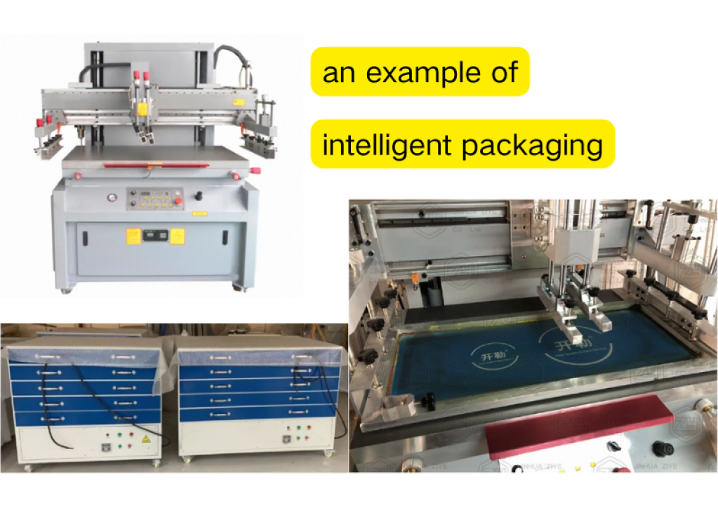 What is an example of intelligent packaging